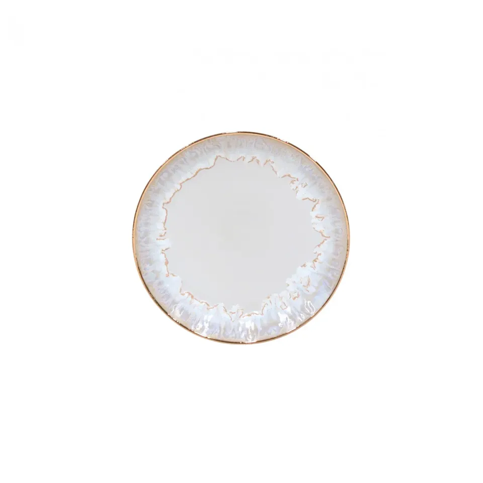 Costa Nova Taormina desserttallerken hvid-guld blank