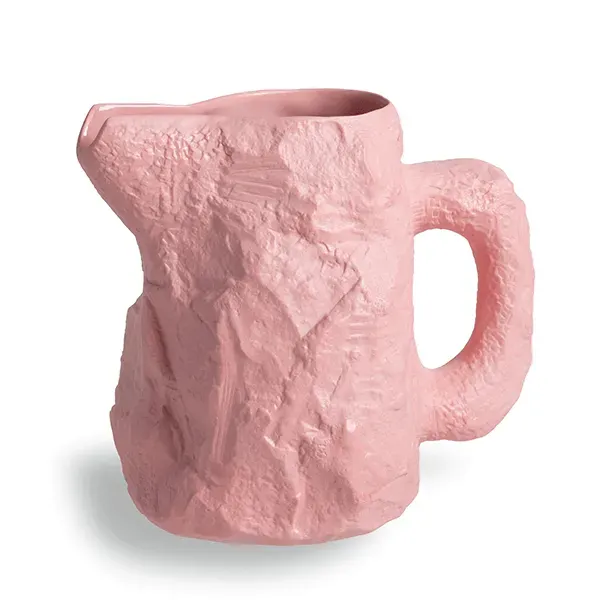 1882-Ltd Crockery Pink Jug kande lyserød stentøj