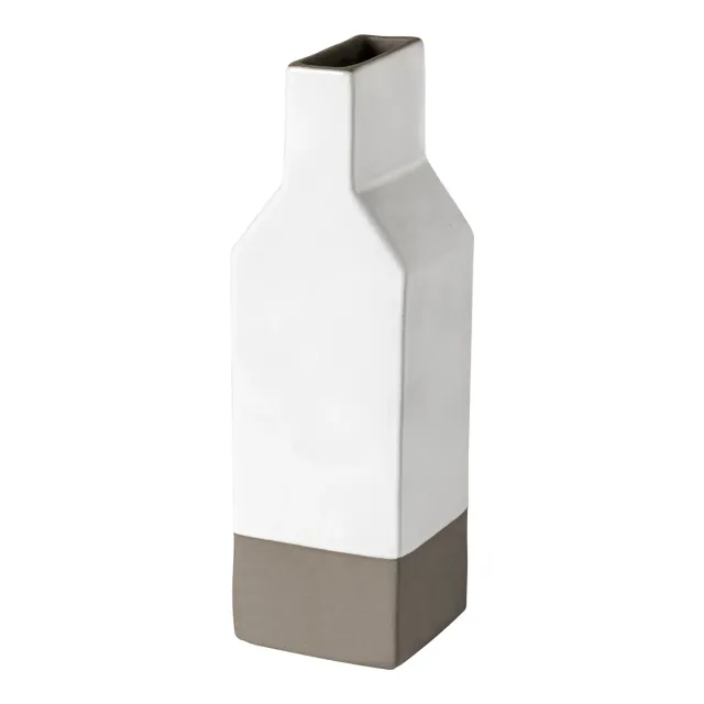 Costa Nova Plano vase hvid blank glasur stentøj