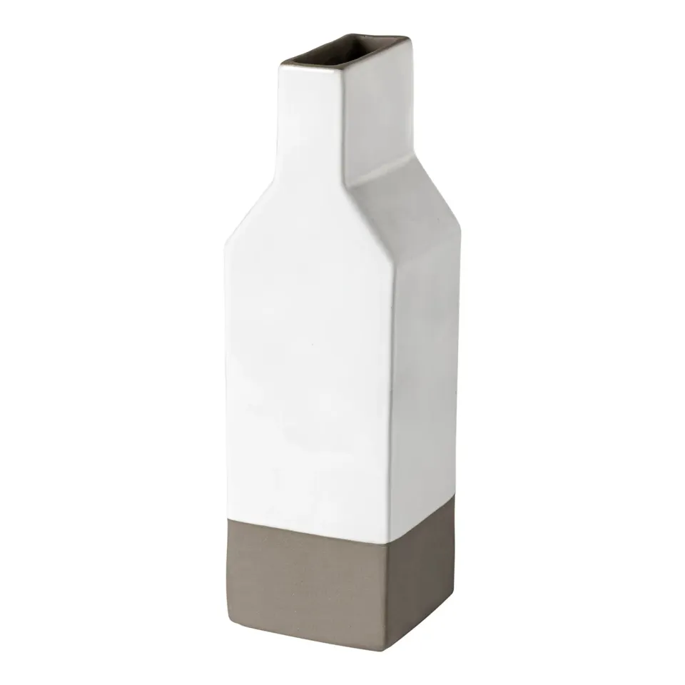 Costa Nova Plano vase hvid blank glasur stentøj