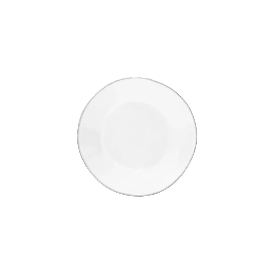 Costa Nova Lisa frokosttallerken hvid blank rund