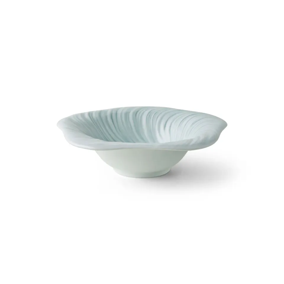Kgl. Porcelæn Triton dyb tallerken Sand 20,5 cm stentøj