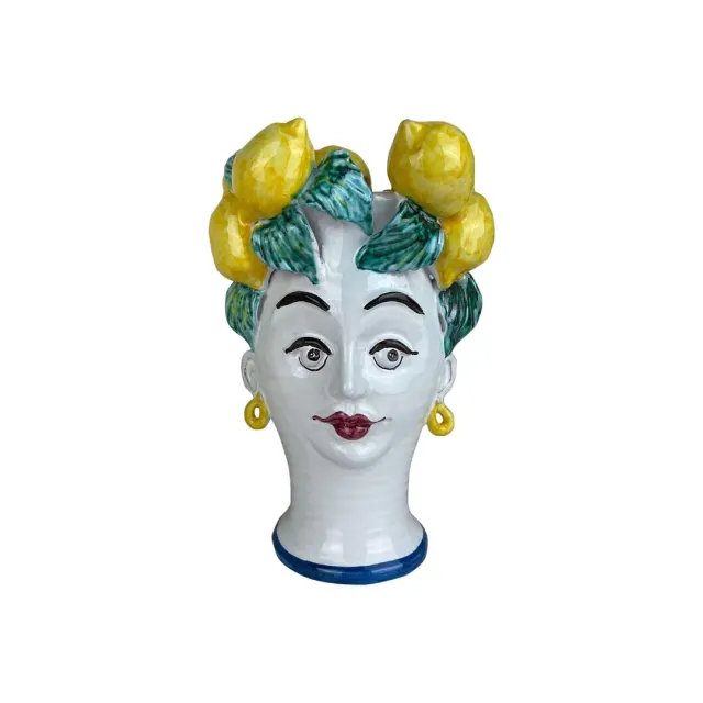 Les Ottomans Sicily Sculpture SCU10 vase håndmalet