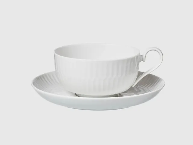 Nymphenburg Orion café au lait kop hvid biskuit