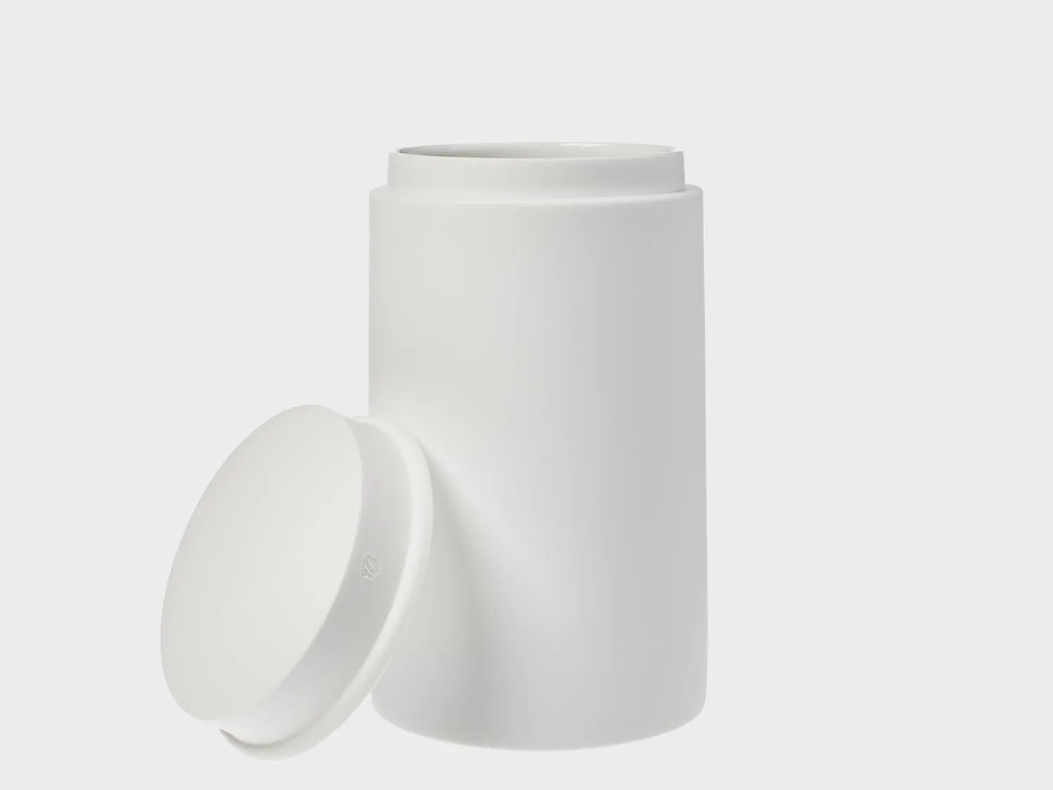 Nymphenburg Apothekerdose krukke med låg hvid Gr. 5