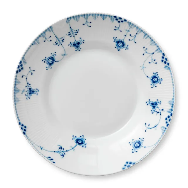 Kgl. Porcelæn Blå Elements skål 28 cm håndmalet