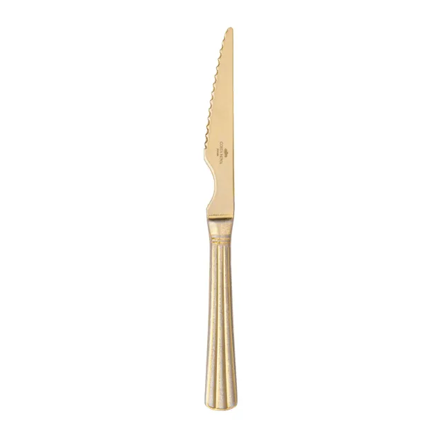 Costa Nova Vime steakkniv vintage guld enkelt