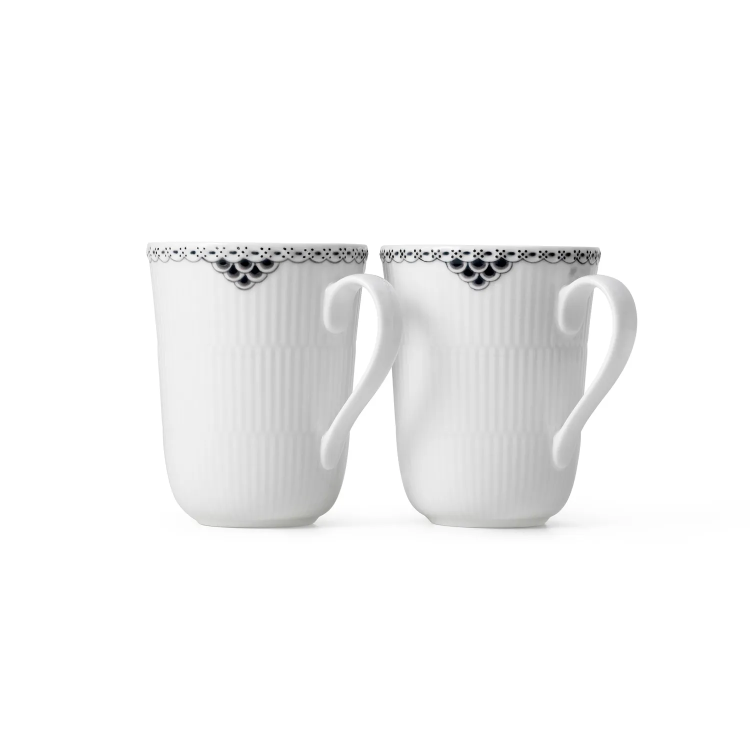 Royal Copenhagen Sort Blonde kop 36 cl 2 stk sort