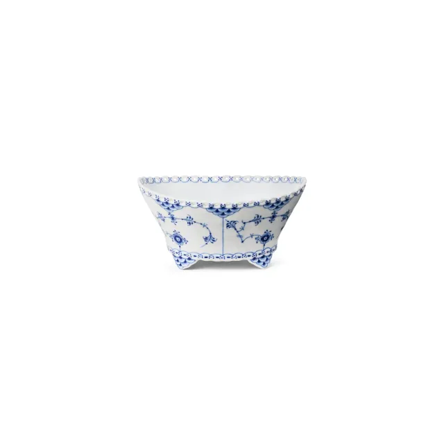 Kgl. Porcelæn Musselmalet Helblonde skål 35 cl blå