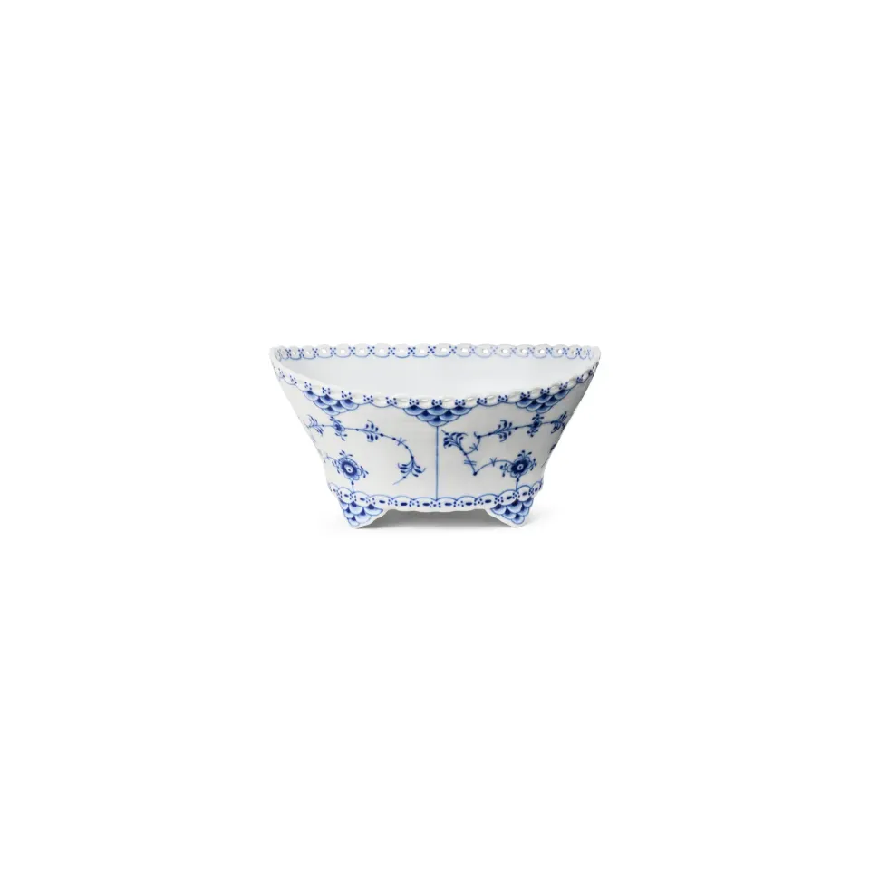 Kgl. Porcelæn Musselmalet Helblonde skål 35 cl blå