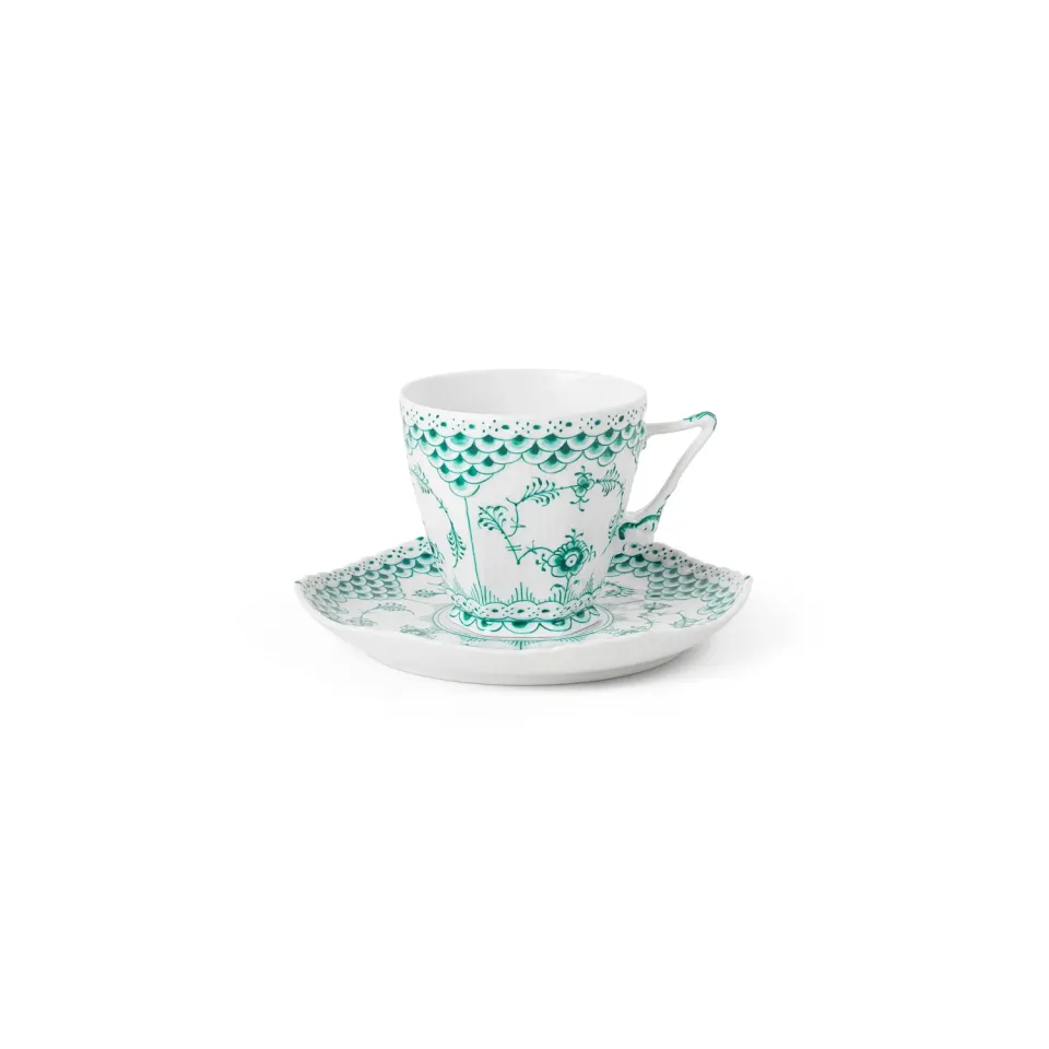 Royal Copenhagen Smaragd Helblonde kop 14 cl grøn