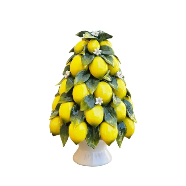 Les Ottomans pyramide bordpynt keramik citron blomst