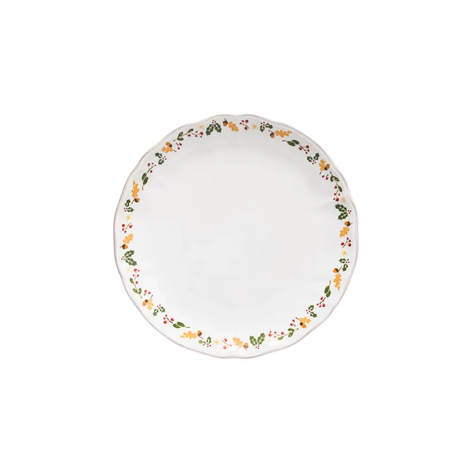 Costa Nova Nutcracker salat-desserttallerken stentøj white