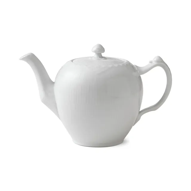 Kgl. Porcelæn Hvid Halvblonde tekande 100 cl hvid