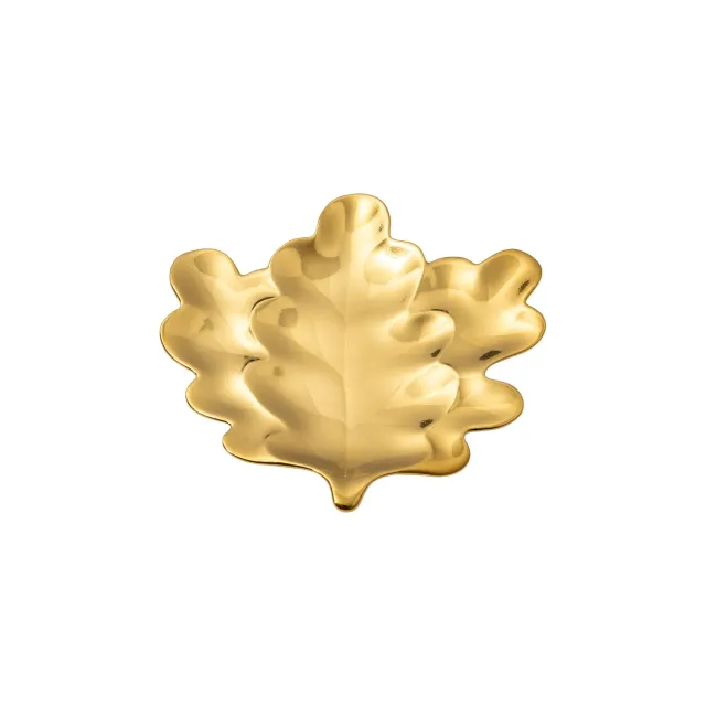 Costa Nova Botanica Oak Leaf fad guld stentøj