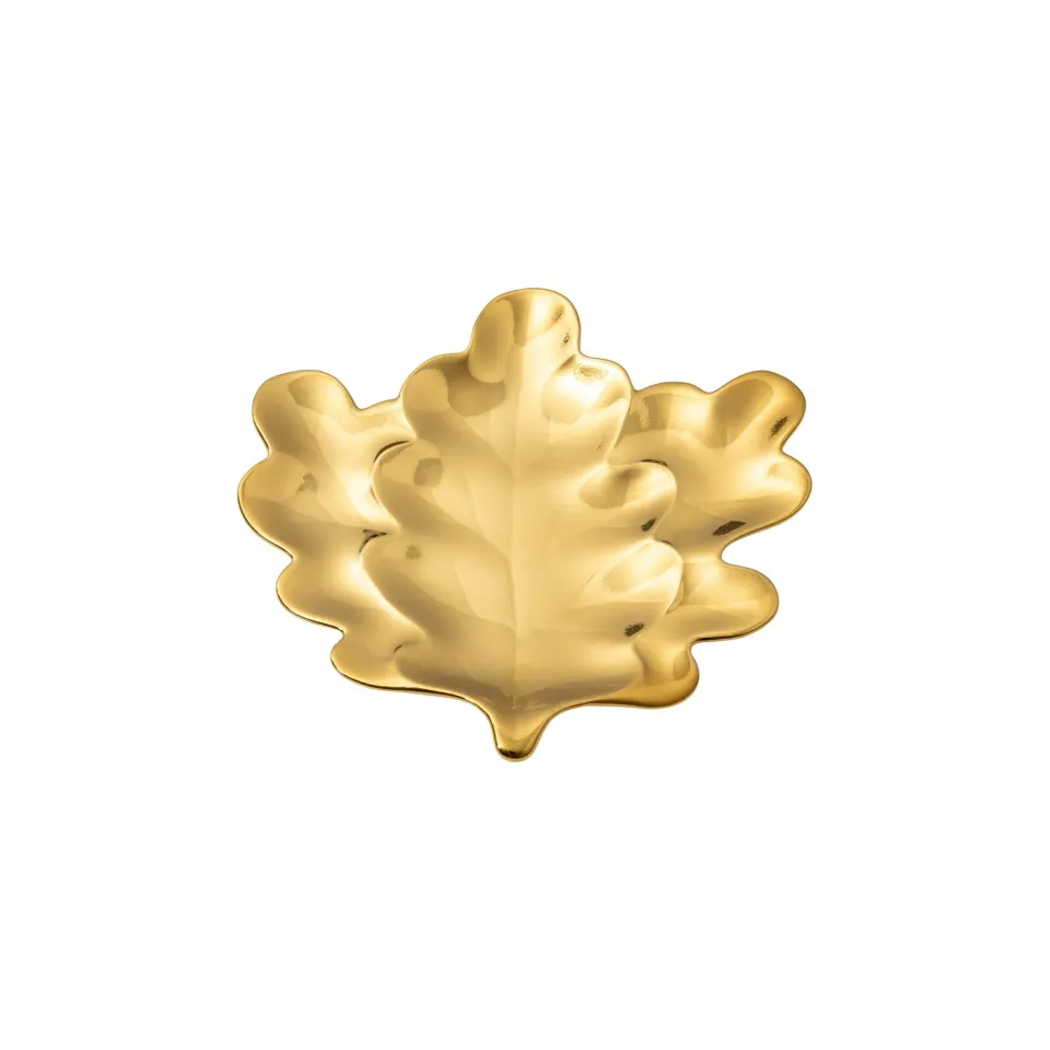 Costa Nova Botanica Oak Leaf fad guld stentøj