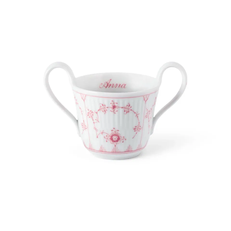 Kgl. Porcelæn Musselmalet Riflet babykop 13 cl Bespoke