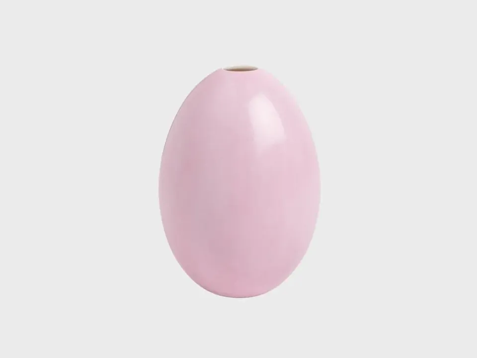 Nymphenburg Æg Rosé M vase silkematt