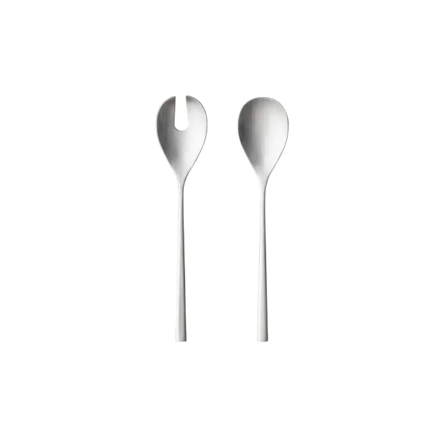 Costa Nova Vela salatbestik 2 dele Brushed Silver