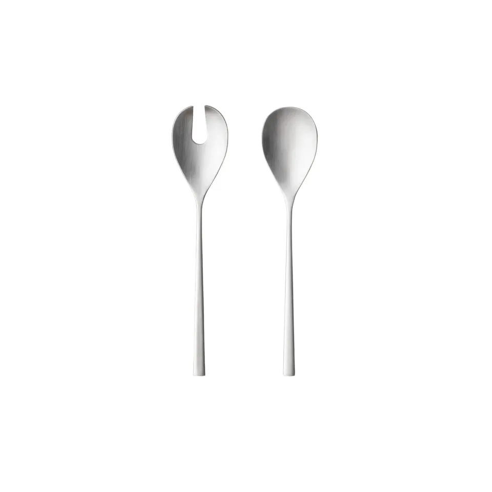 Costa Nova Vela salatbestik 2 dele Brushed Silver