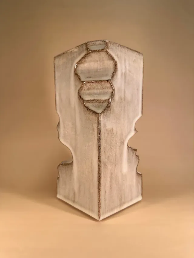 Odd Boys Ceramic ONO Broken vase Floating White firkantet