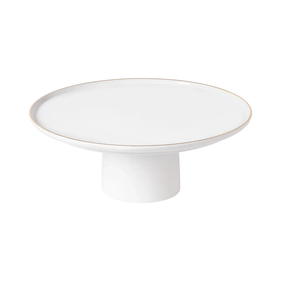Costa Nova Resonance fodtallerken porcelæn hvid-guld