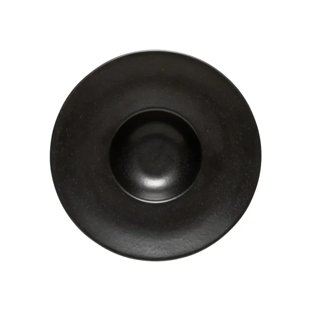 Costa Nova Roda pastatallerken sort bred kant