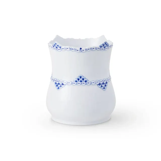Kgl. Porcelæn Prinsesse vase 17 cm hvid blonde