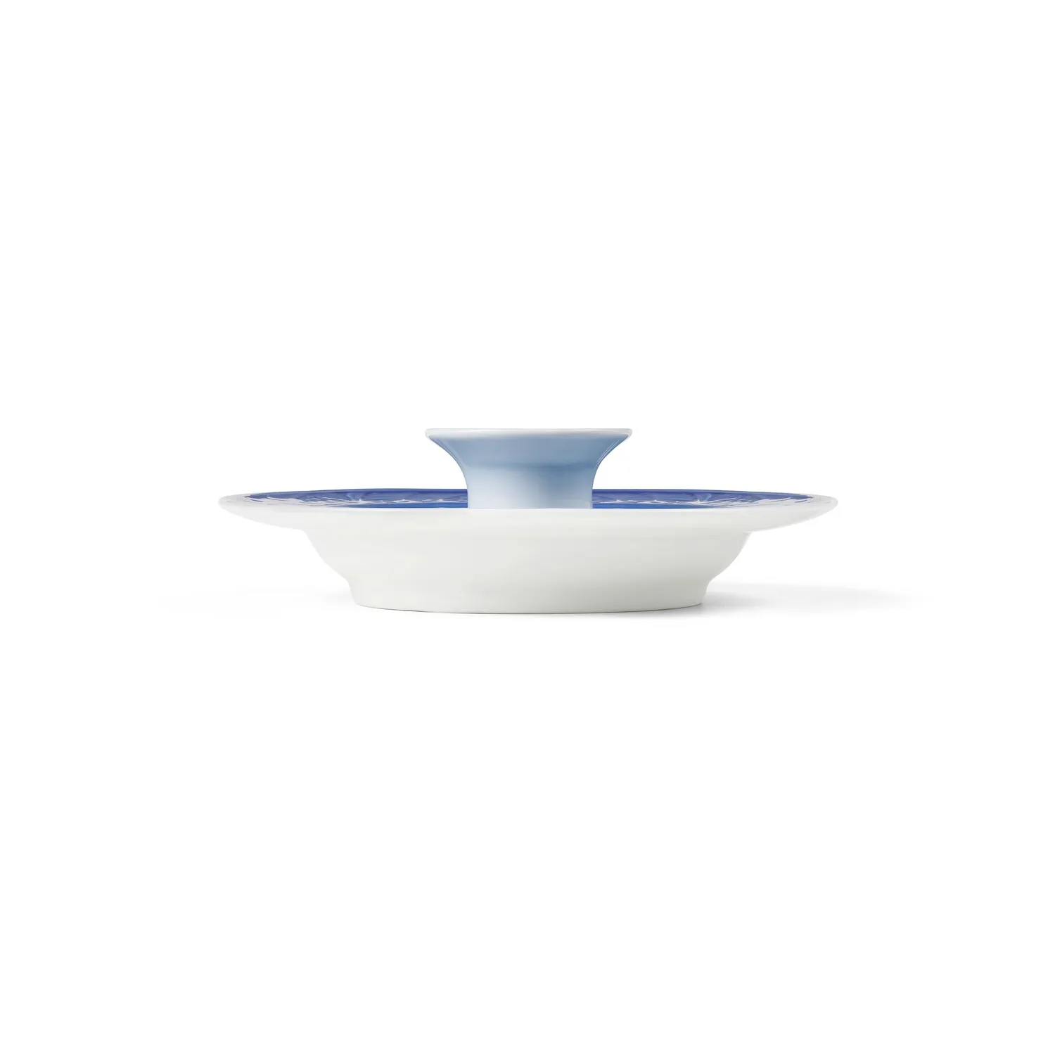 Kgl. Porcelæn Blå Samlerartikler lysestage 15 cm blå