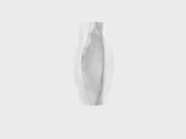 Nymphenburg Lightscape vase S hvid biskuit porcelæn