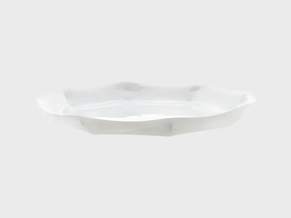 Nymphenburg Lightscape tallerken 27 cm hvid biskuit