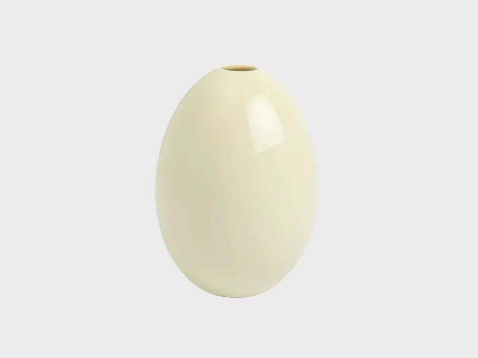 Nymphenburg Eivase Vanille M vase ægformet