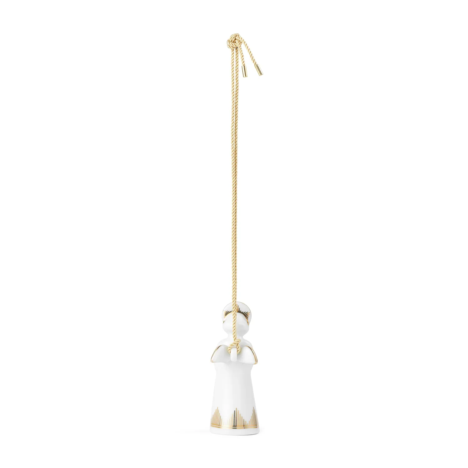 Kgl. Porcelæn Engel med trompet 9,5 cm porcelæn