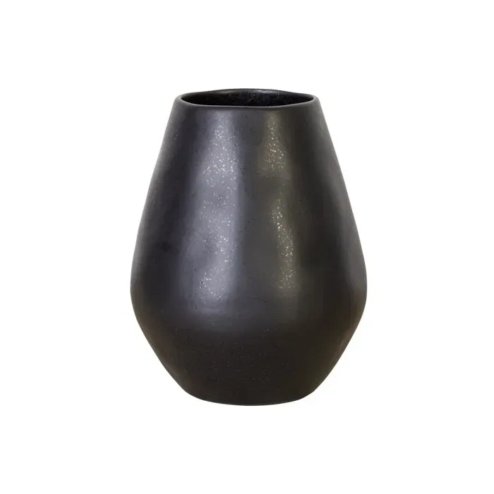 Costa Nova Riviera løgvase sable black mat stentøj