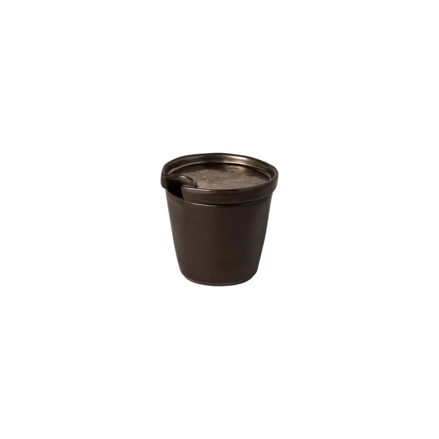 Costa Nova Lagoa sukkerskål metal brown mat glasur