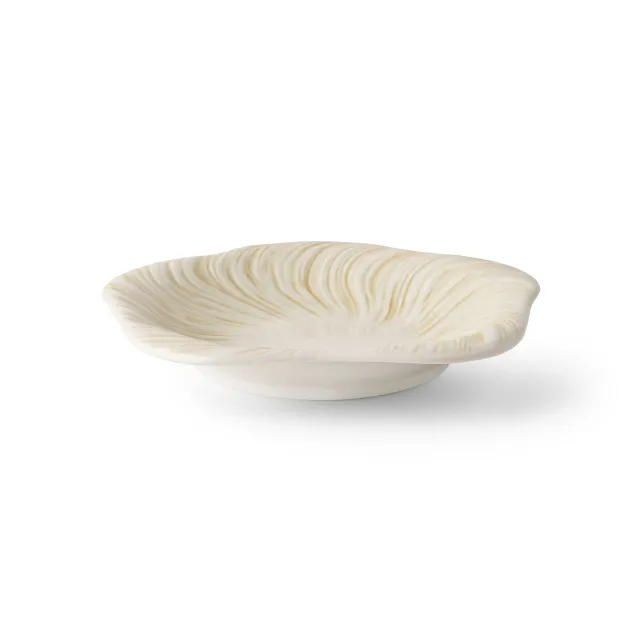 Kgl. Porcelæn Triton tallerken 26 cm sand skulpturel