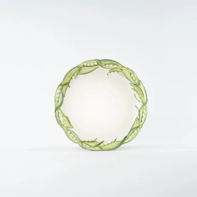 Les Ottomans Lily of the Valley tallerken liljekonval