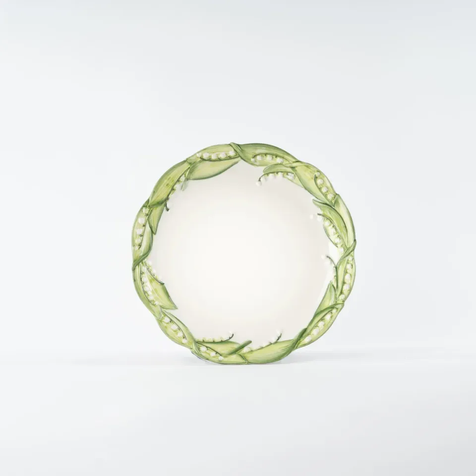 Les Ottomans Lily of the Valley tallerken liljekonval