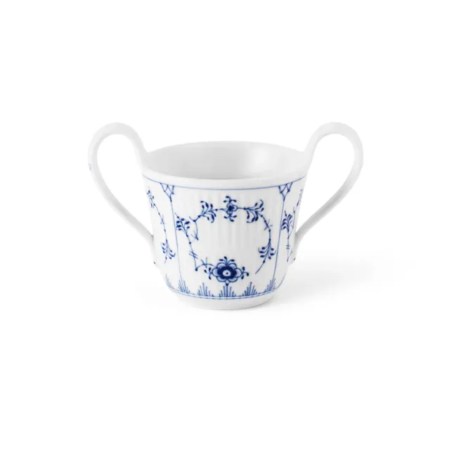 Royal Copenhagen Musselmalet Riflet babykop 13 cl to hanke