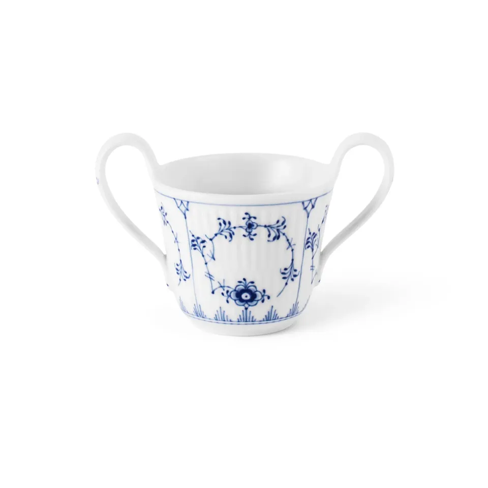 Royal Copenhagen Musselmalet Riflet babykop 13 cl to hanke