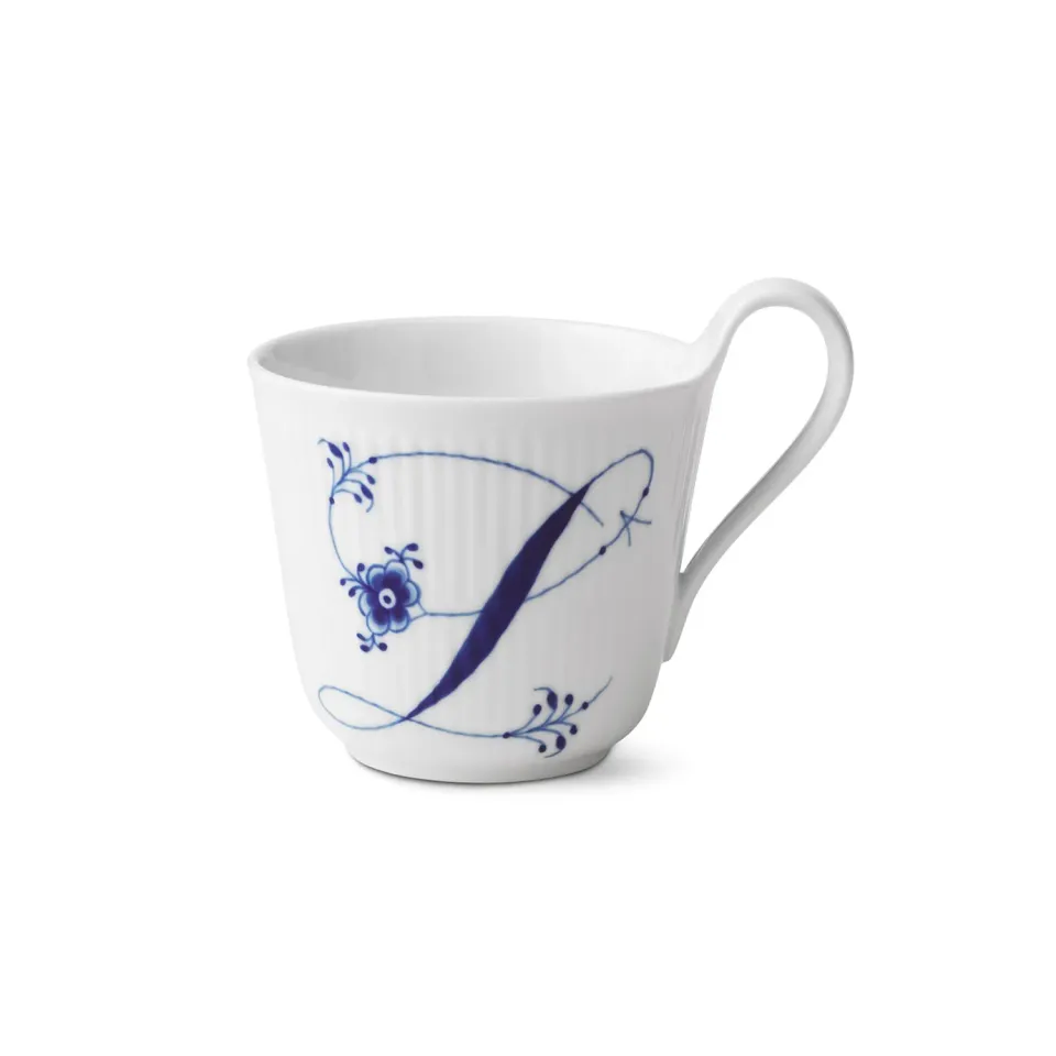 Royal Copenhagen Alfabet kop L 33 cl håndmalet stentøj