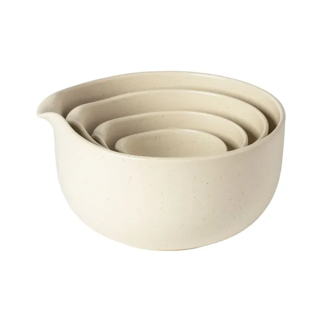 Costa Nova Pacifica røreskåle sæt 4 stk Vanilla Beige stentøj