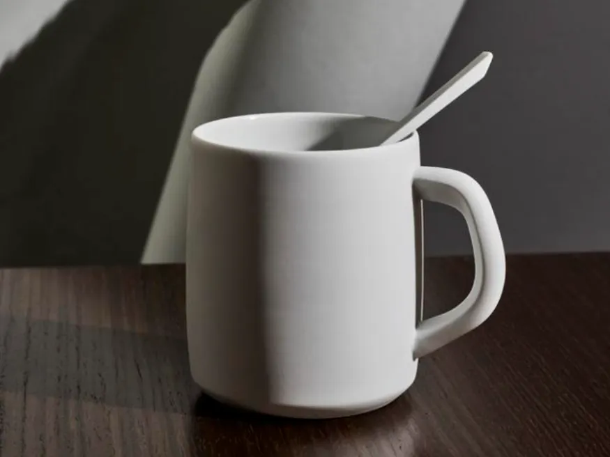 Nymphenburg Herkner porcelænskrus hvid
