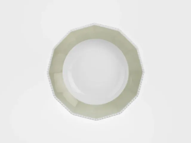 Nymphenburg Perl Symphonie Grøn dyb tallerken 25 cm