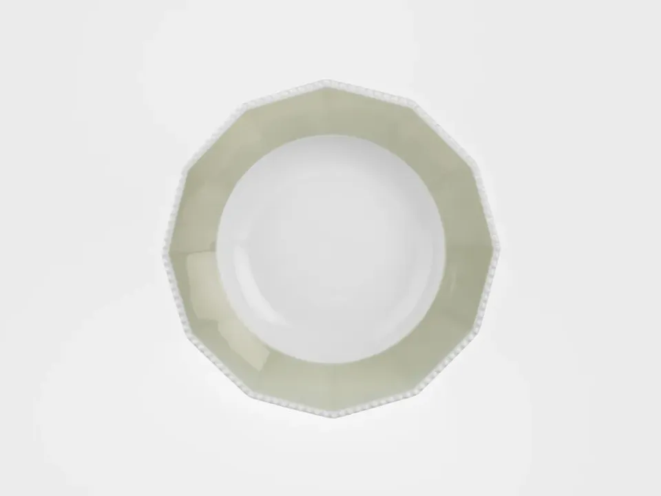 Nymphenburg Perl Symphonie Grøn dyb tallerken 25 cm
