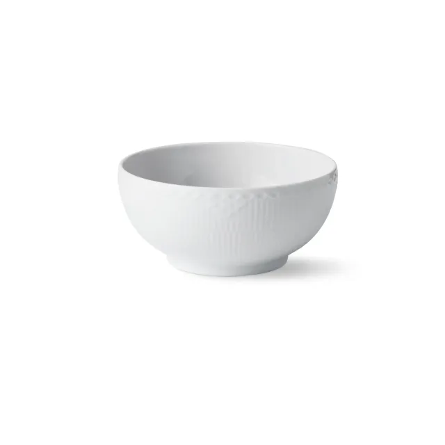 Royal Copenhagen Hvid Halvblonde skål 110 cl 18 cm