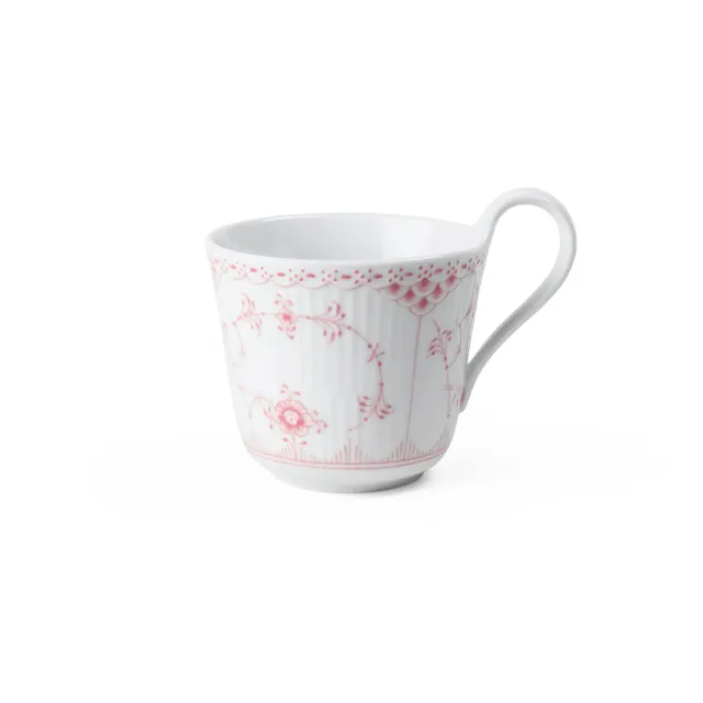 Kgl. Porcelæn Koral Halvblonde højhankskop 33 cl