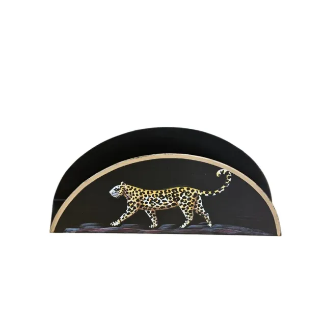 Les Ottomans Leopardo servietring jern håndmalet