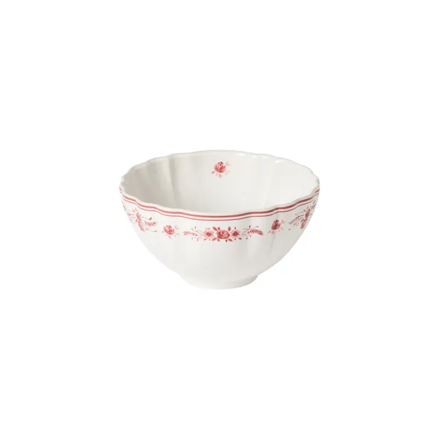Costa Nova Vila suppeskål White-Red dyb