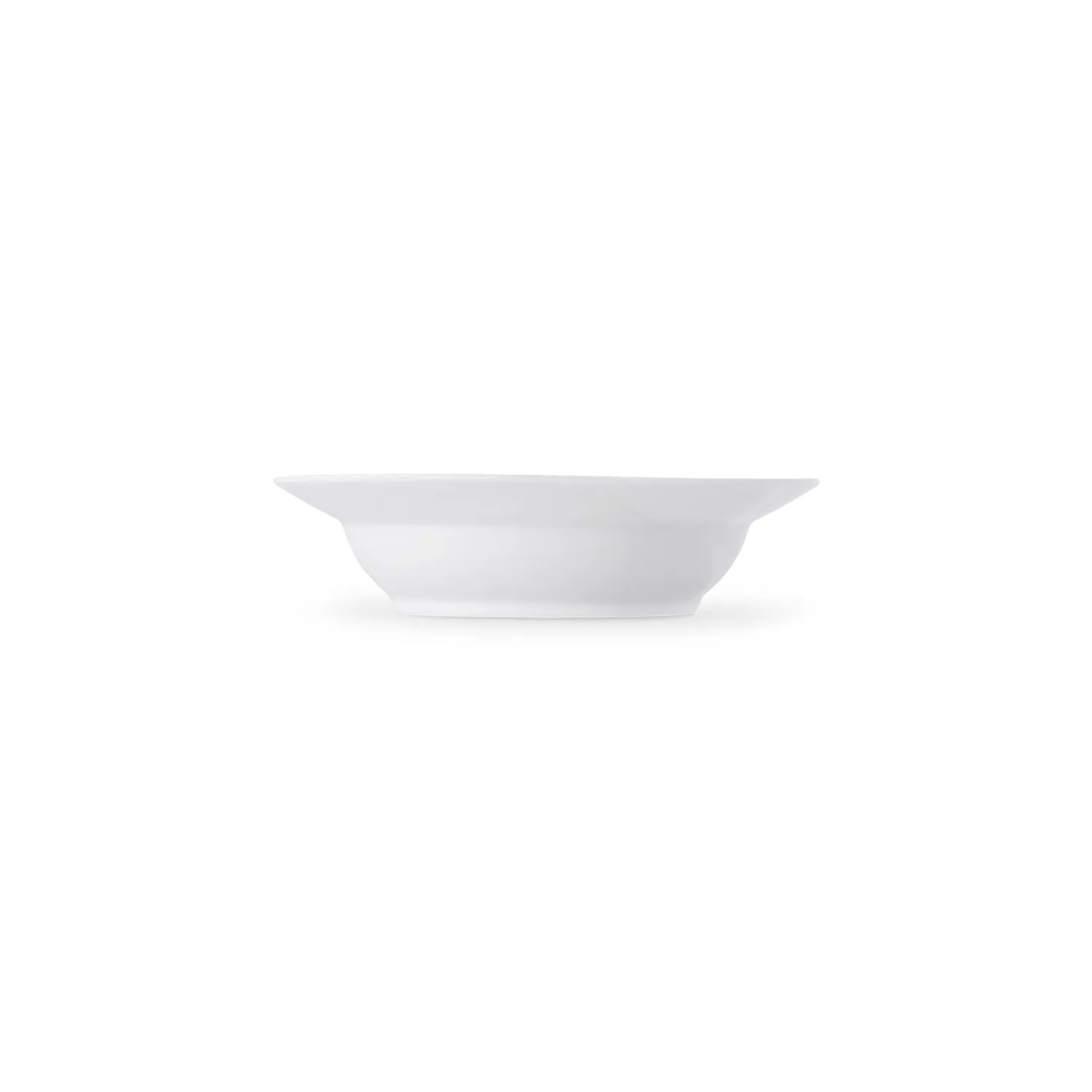 Kgl. Porcelæn Musselmalet Riflet dyb tallerken 17 cm